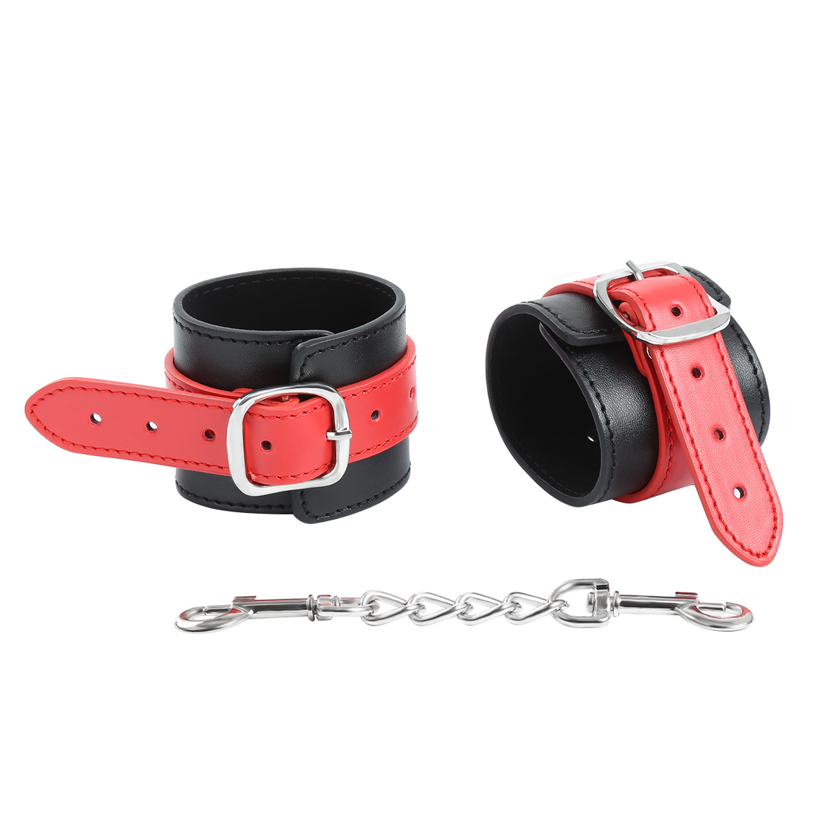 (image for) Black & Red Locking Cuffs