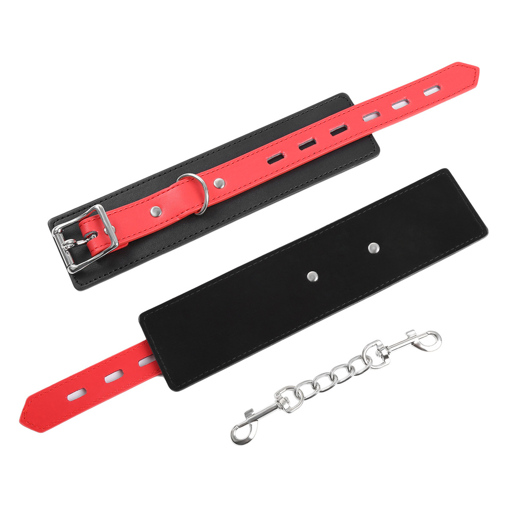 (image for) Black & Red Locking Cuffs