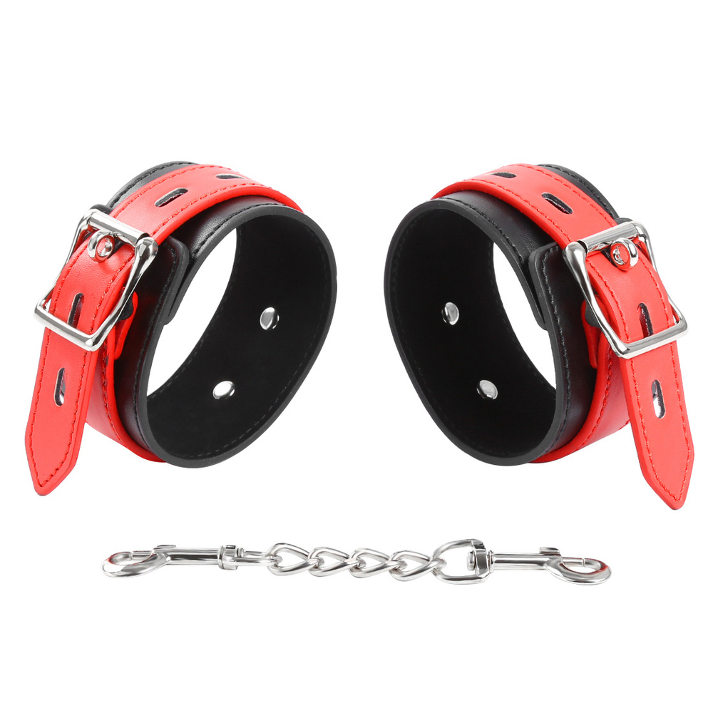 (image for) Black & Red Locking Cuffs