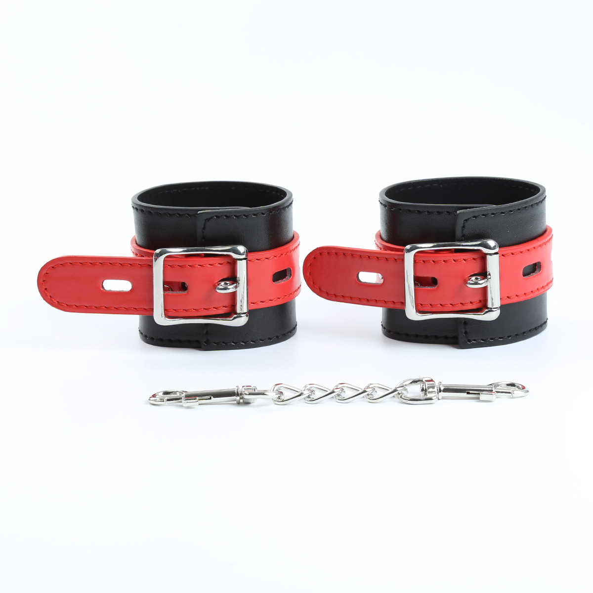 (image for) Black & Red Locking Cuffs