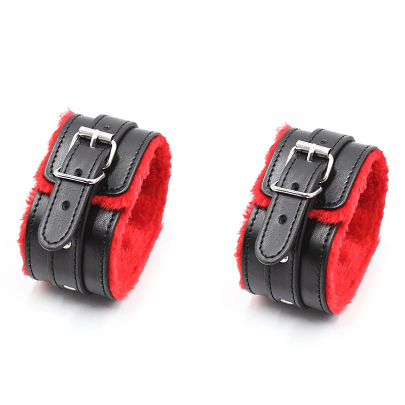 (image for) Rose One Row Nail Fur Lined Cuffs