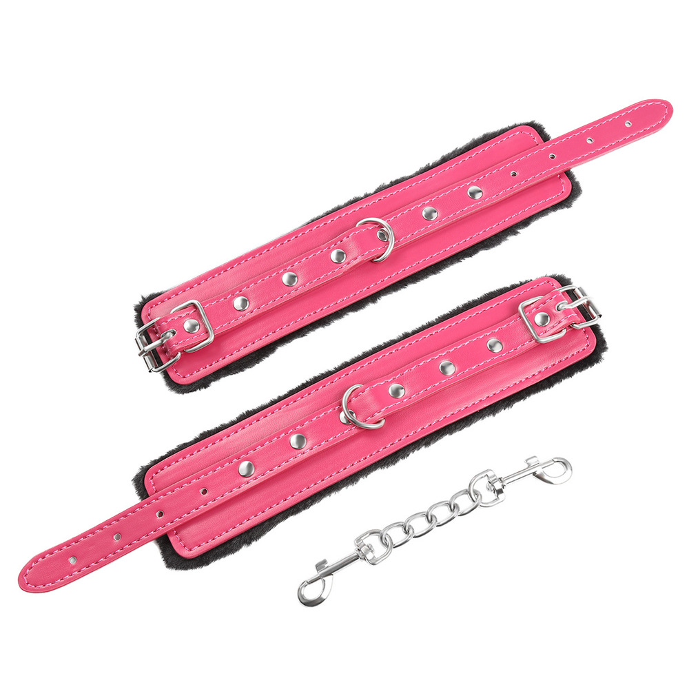 (image for) Rose One Row Nail Fur Lined Cuffs