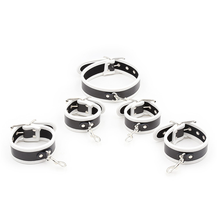 (image for) Wrist And Ankle Cuffs With Neck Collar