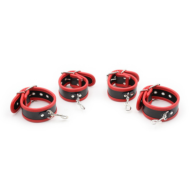 (image for) Wrist And Ankle Cuffs With Neck Collar