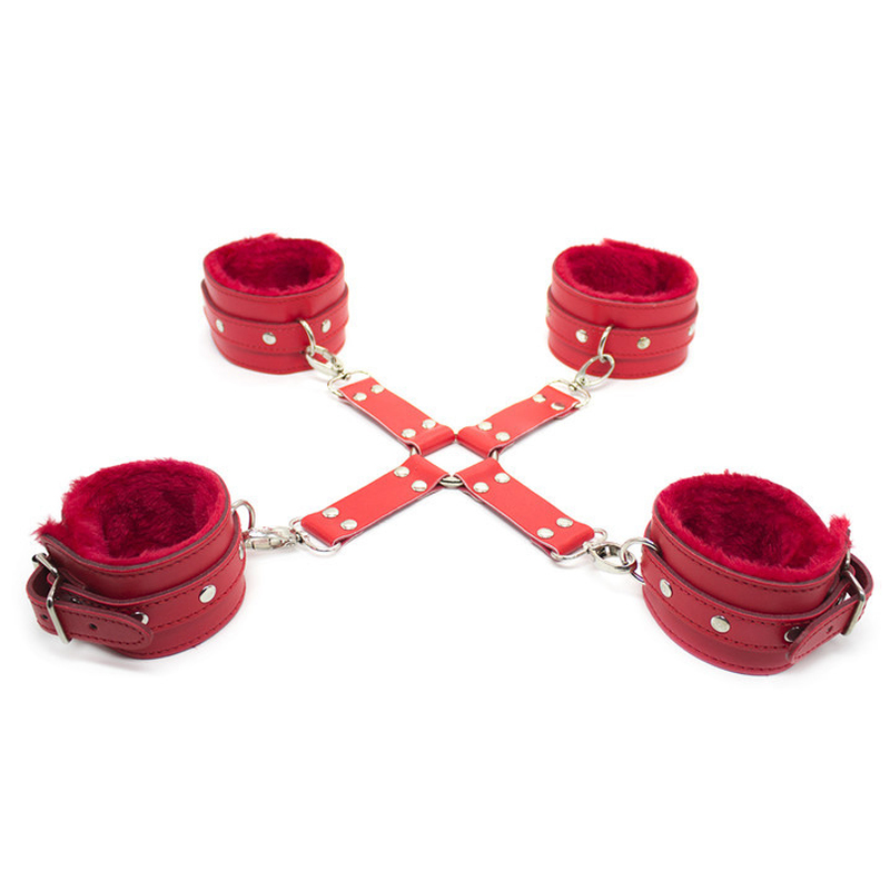 (image for) Fur Lined Wrist Restraints & Ankle Restraints Kit