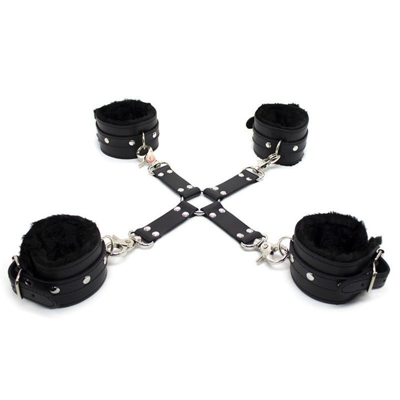 (image for) Fur Lined Wrist Restraints & Ankle Restraints Kit