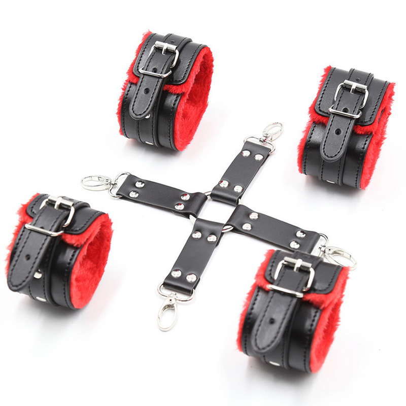 (image for) Fur Lined Wrist Restraints & Ankle Restraints Kit