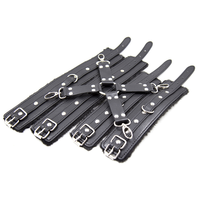 (image for) Fur Lined Wrist Restraints & Ankle Restraints Kit