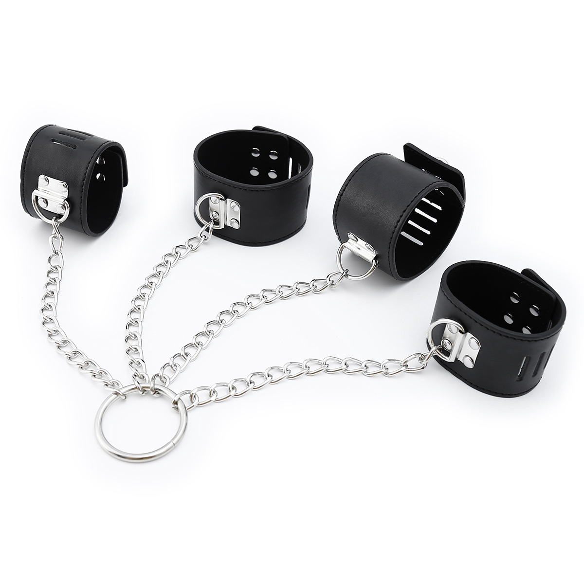 (image for) Locking Stay-Put Hog Tie Restraints With Chain