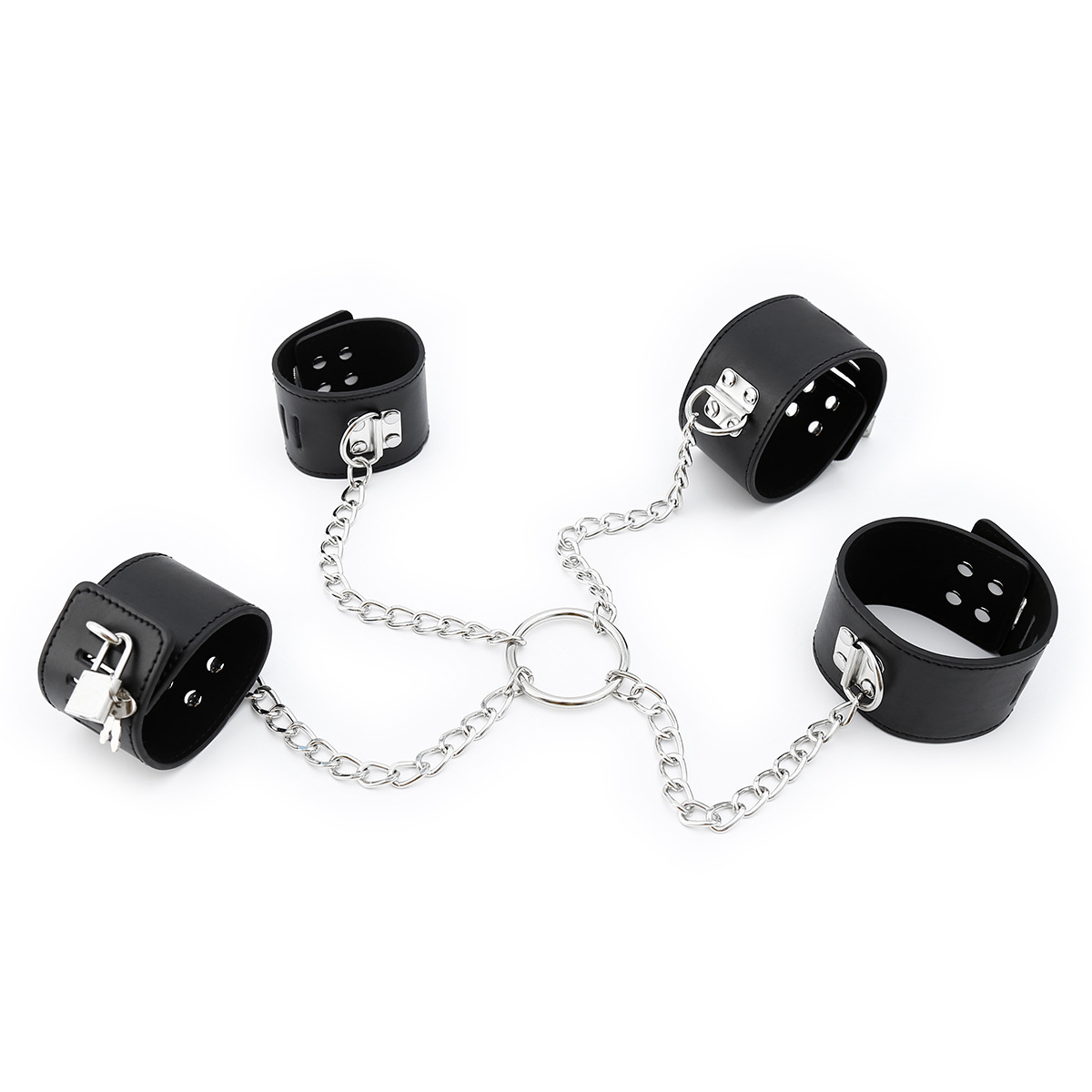 (image for) Locking Stay-Put Hog Tie Restraints With Chain