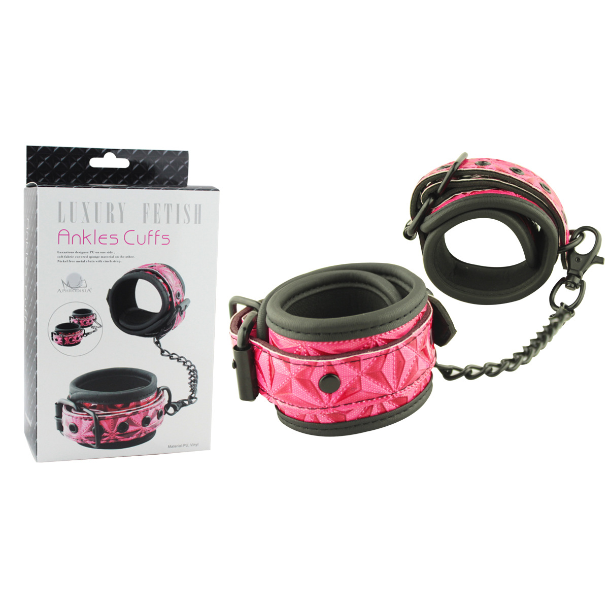 (image for) Diamond Patterned Sinful Ankle Cuffs