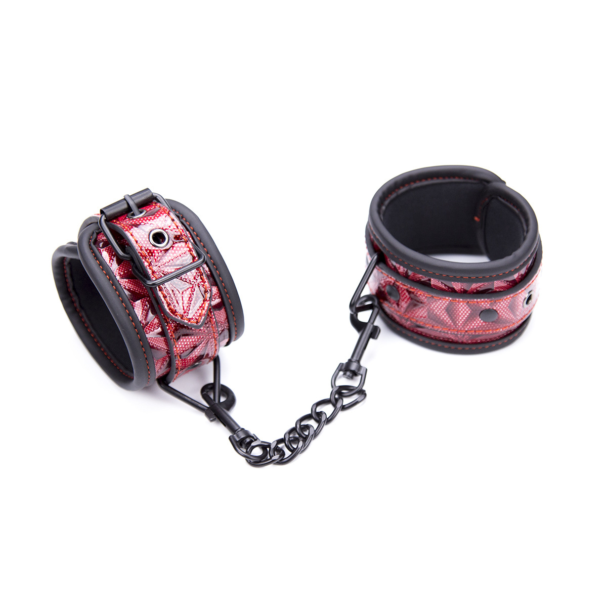 (image for) Diamond Patterned Sinful Ankle Cuffs