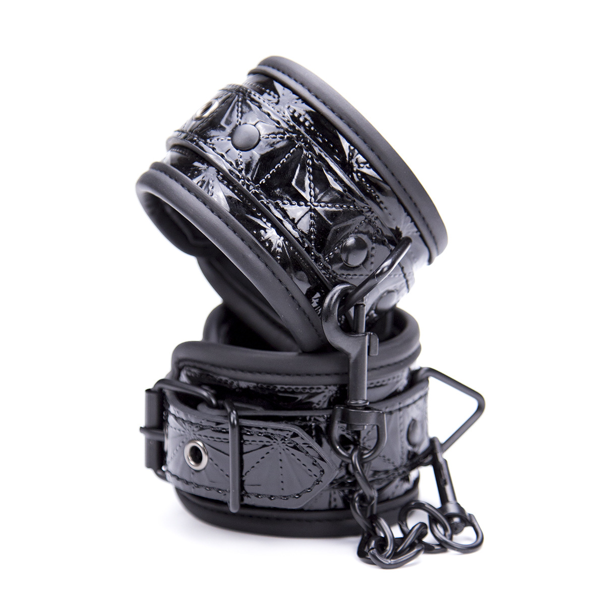 (image for) Diamond Patterned Sinful Ankle Cuffs