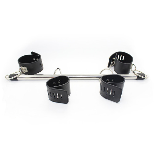Locking Wrist and Ankle Spreader Bar With Cuffs