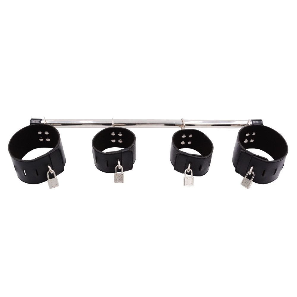 (image for) Locking Wrist and Ankle Spreader Bar With Cuffs