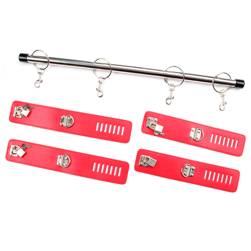 (image for) Locking Wrist and Ankle Spreader Bar With Cuffs