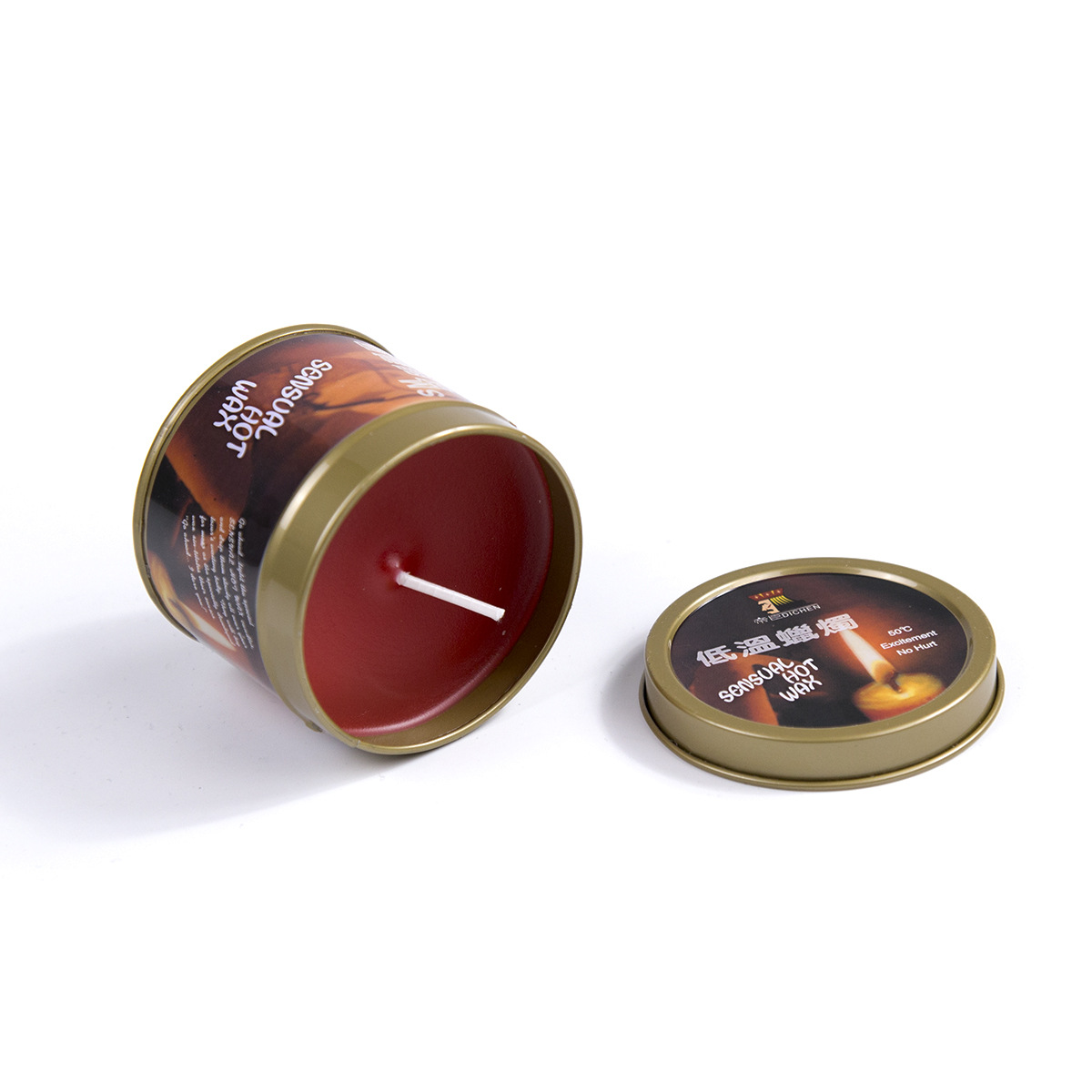 Sensual Hot Massage Oil Heart Candle