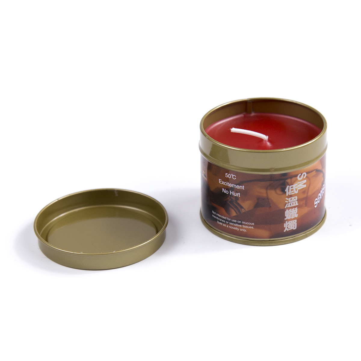 (image for) Sensual Hot Massage Oil Heart Candle