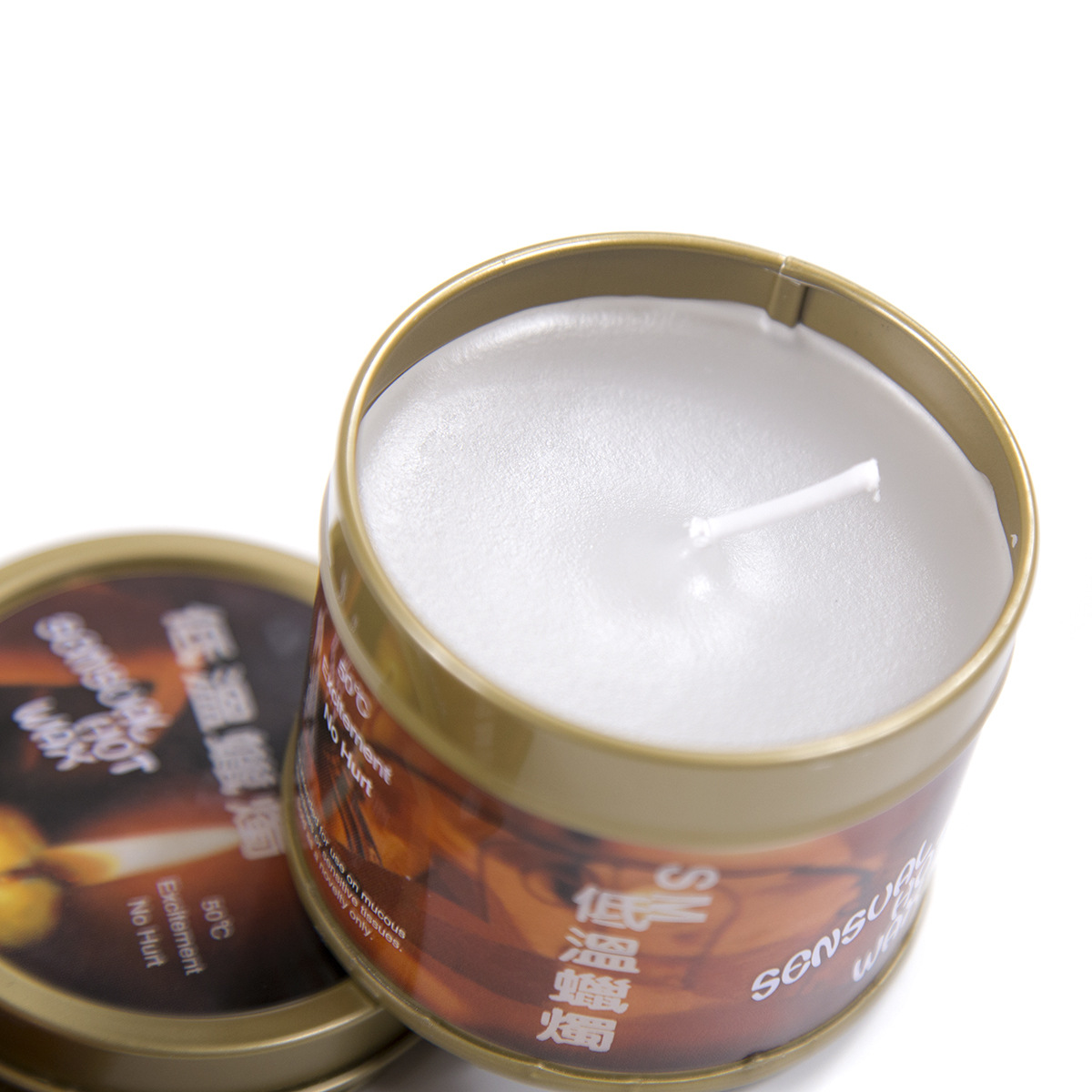 (image for) Sensual Hot Massage Oil Heart Candle