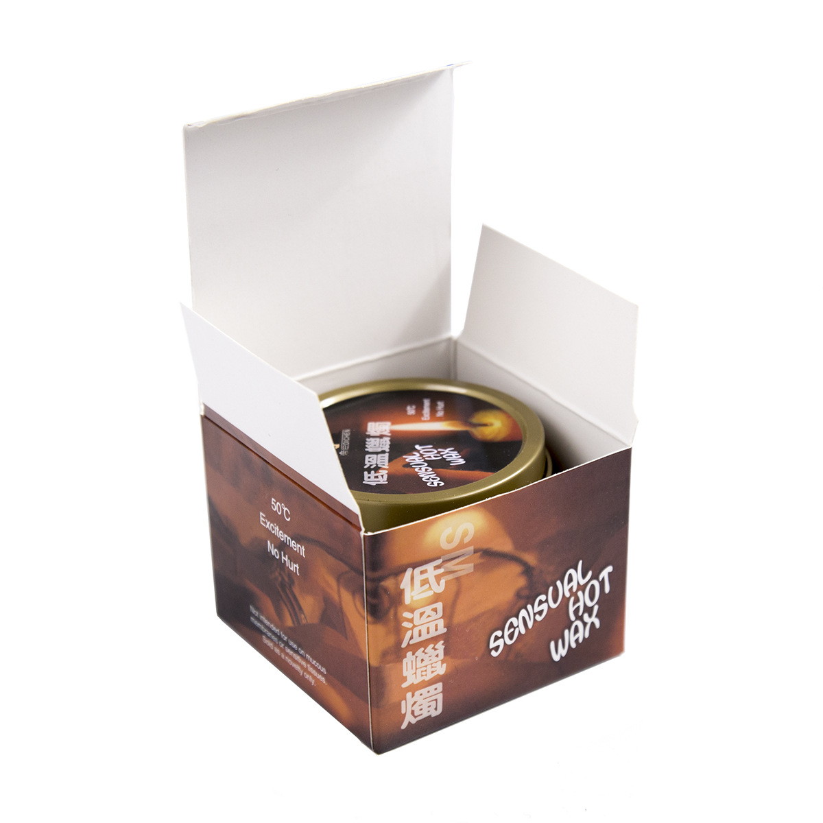 (image for) Sensual Hot Massage Oil Heart Candle