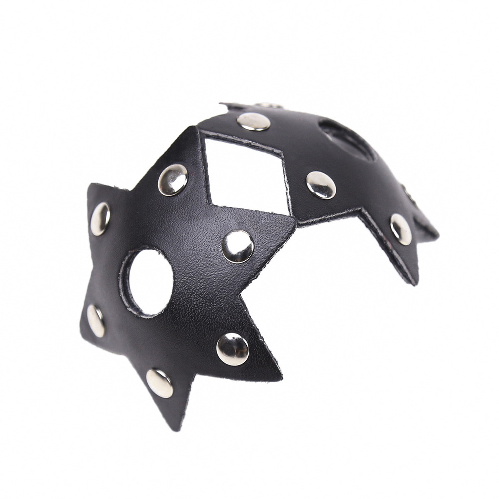 (image for) Erotic Leather Non Piercing Nipple Pasties