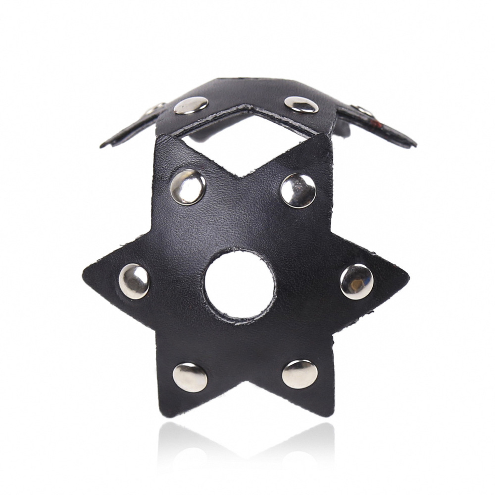 (image for) Erotic Leather Non Piercing Nipple Pasties