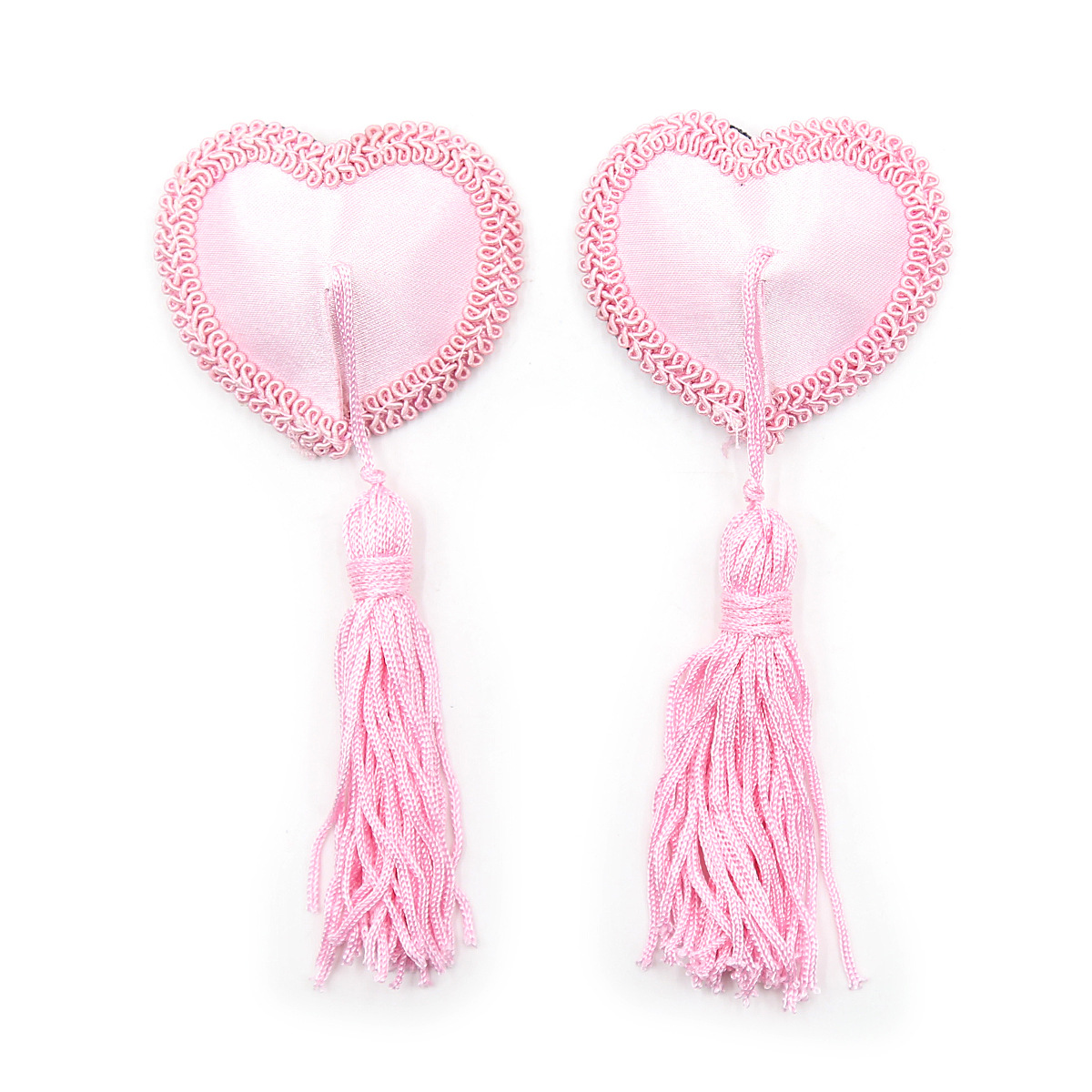 (image for) Heart Breaker Lace Nipple Pasties With Tassels
