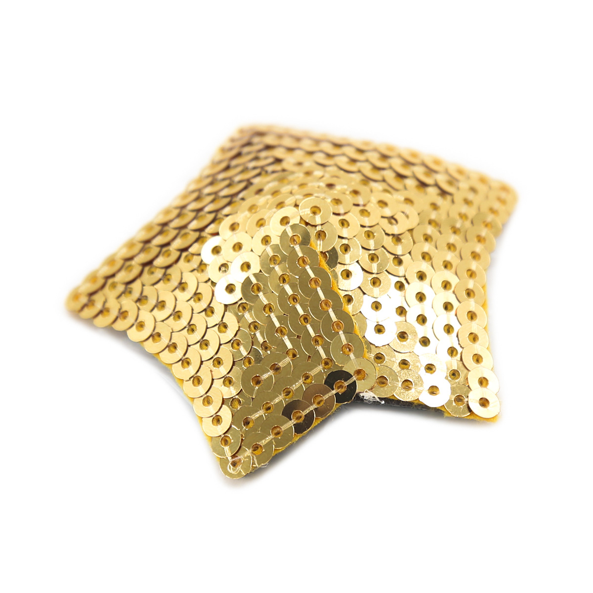 (image for) Pair of Shiny Red Sequin Star Nipple Pasties Covers