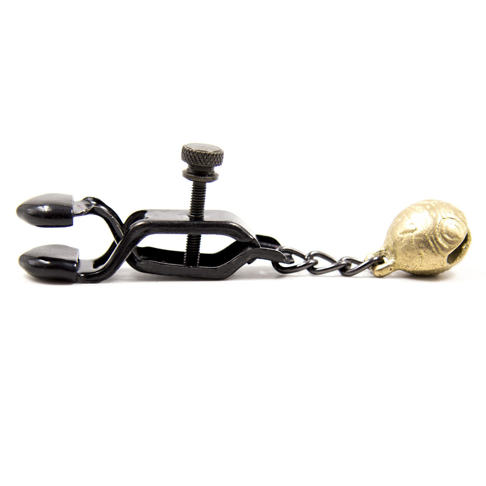 (image for) Unisex Alligator Nipple Clamps With Bell