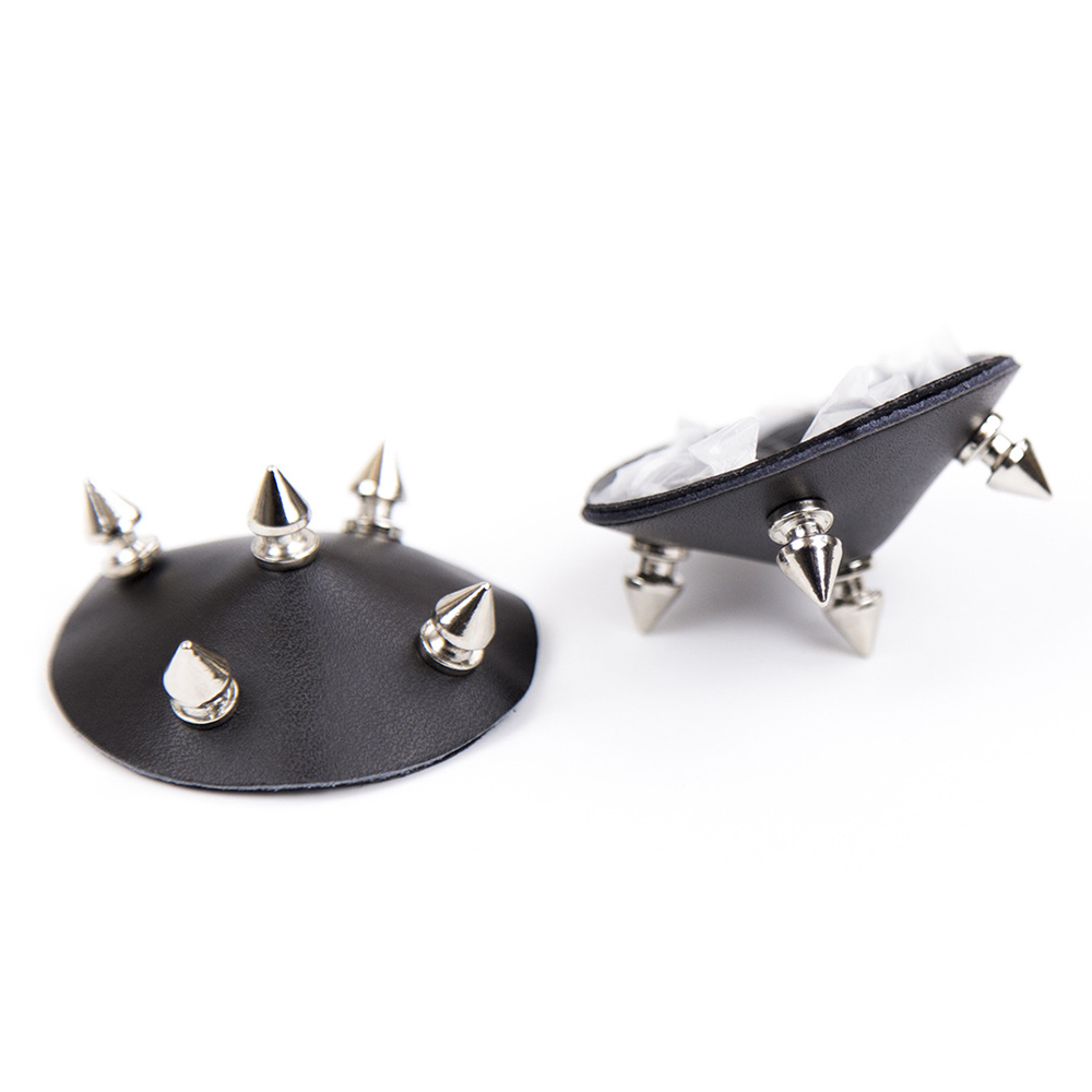 Rivet Front Leather Nipple Pasties