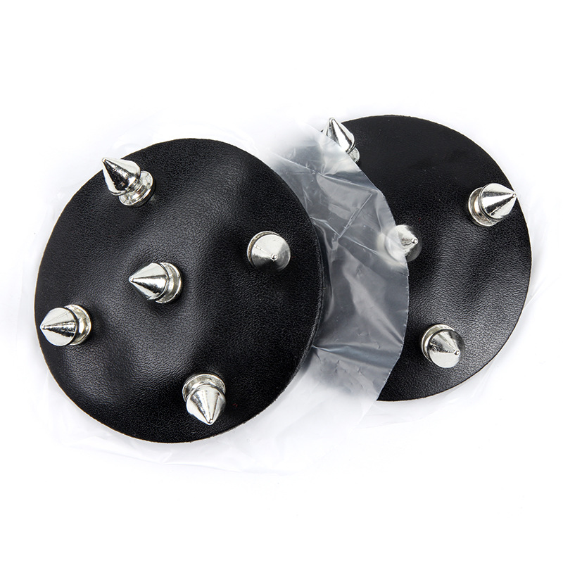 (image for) Rivet Front Leather Nipple Pasties