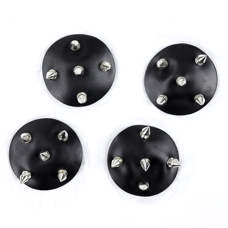 (image for) Rivet Front Leather Nipple Pasties
