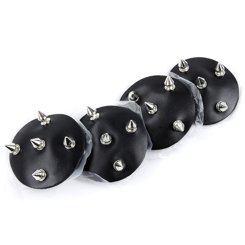 (image for) Rivet Front Leather Nipple Pasties