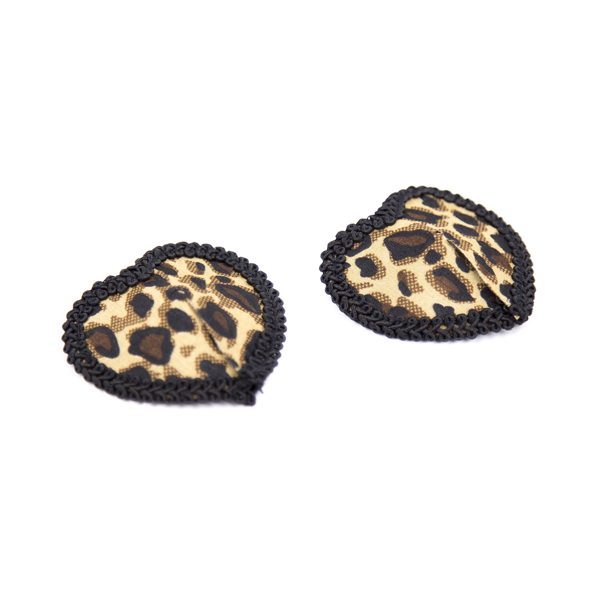 (image for) Black Tassel Leopard Pasties Nipple Covers