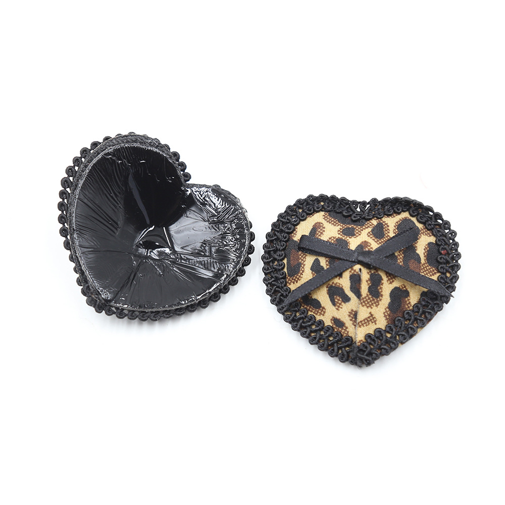 (image for) Black Tassel Leopard Pasties Nipple Covers