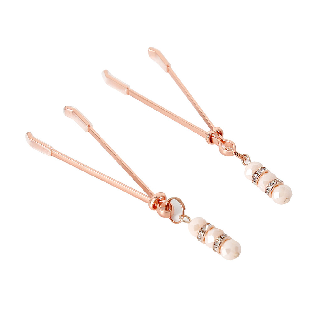 (image for) Nipple Clamp With Diamond Pendant