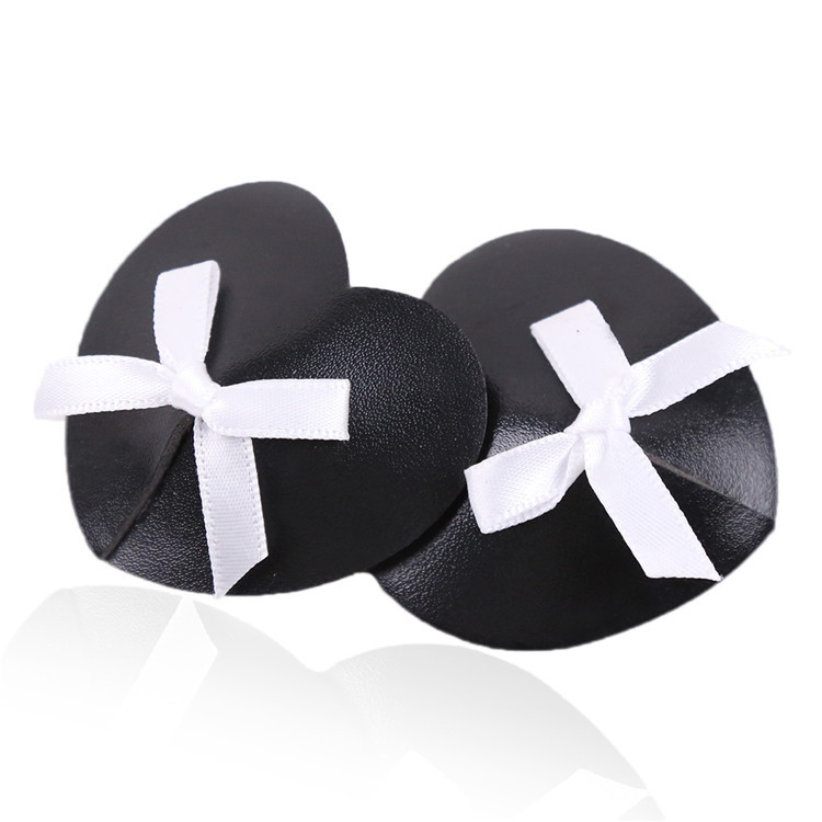 (image for) White Bows Heart Pasties
