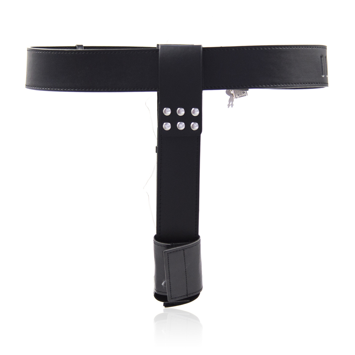 (image for) Female Chastity Belt With Double Vibration Plug