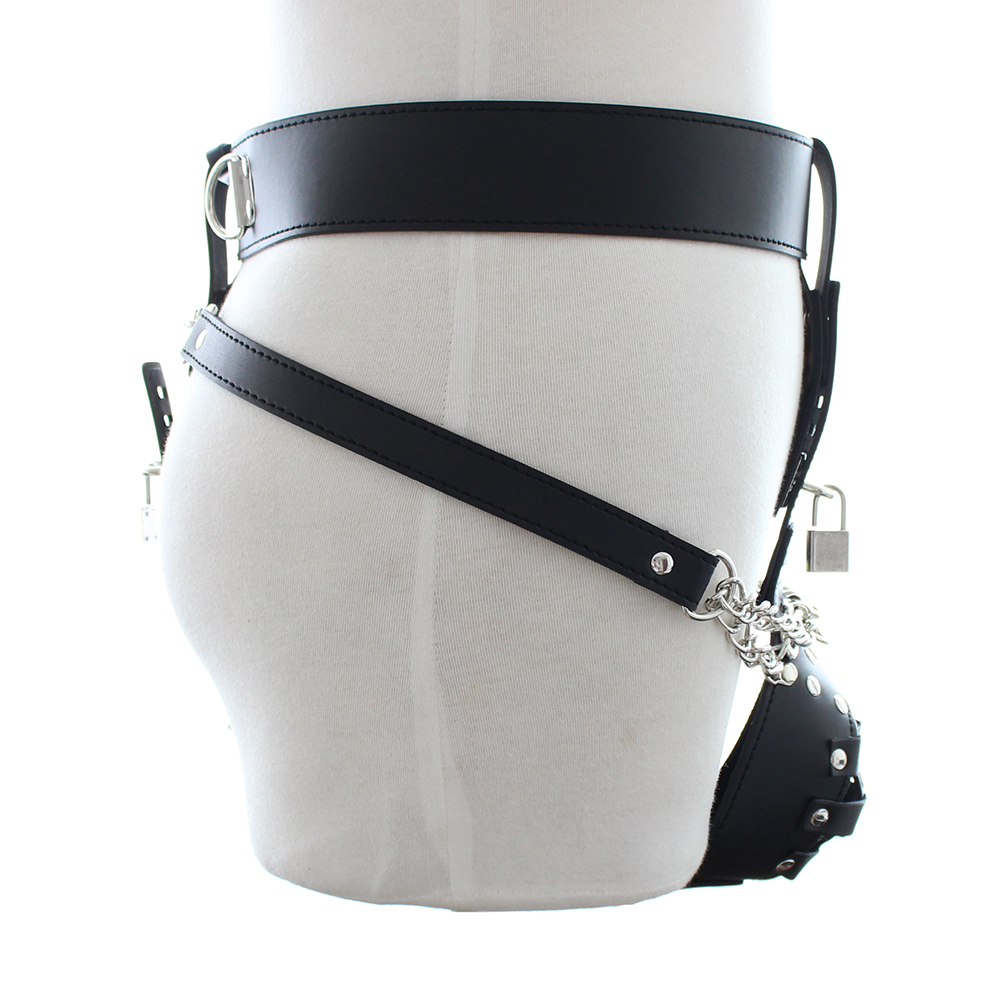 (image for) Leather Male Chastity Belt Options