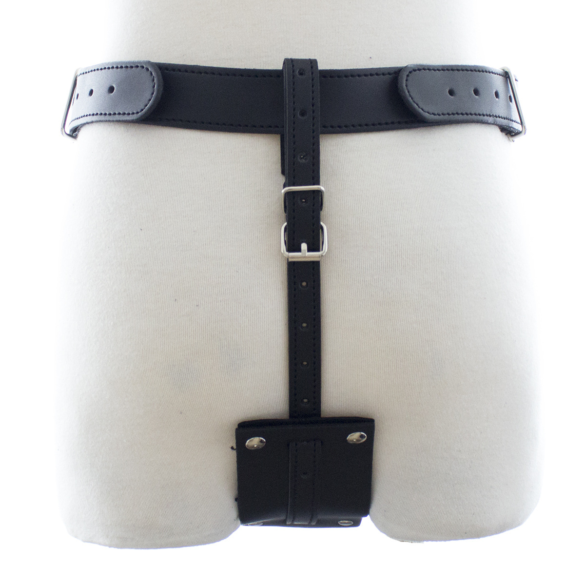 (image for) Waist Harness with Cock Ring And Plug