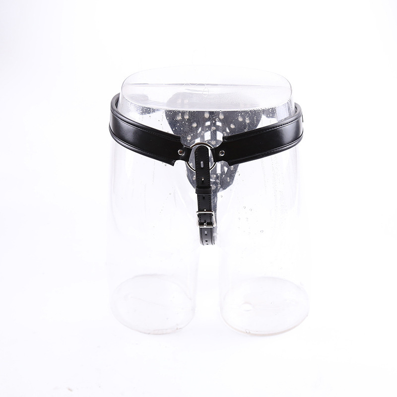(image for) Leather Male Chastity Belt