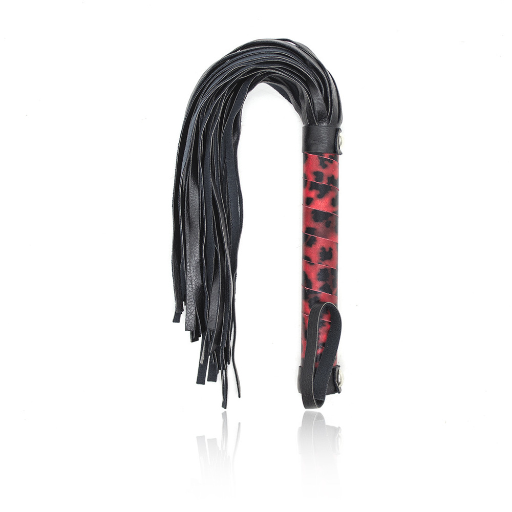 (image for) Bondage Leopard Fancy Flogger