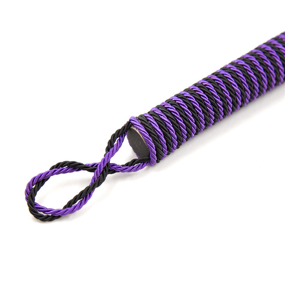 (image for) Purple Cotton Rope Whip