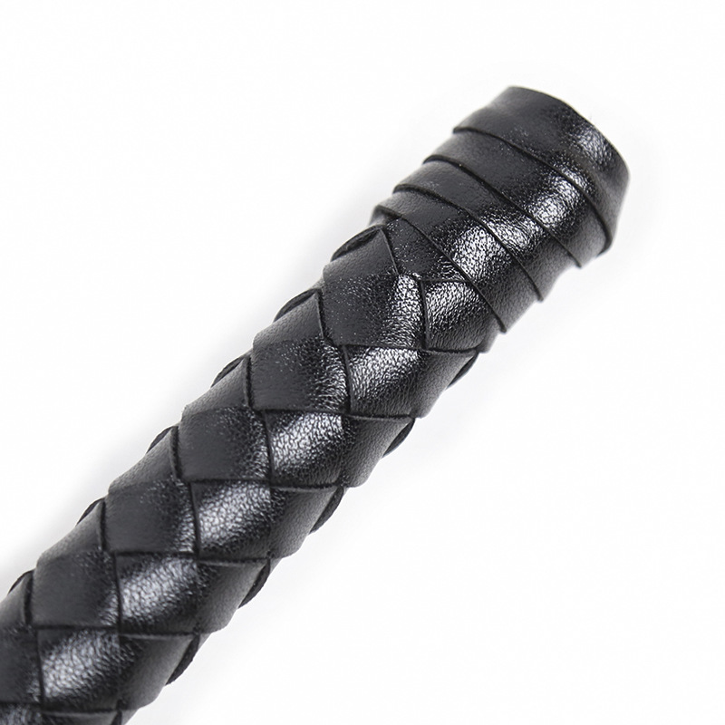(image for) Full Black PVC Bondage Whip