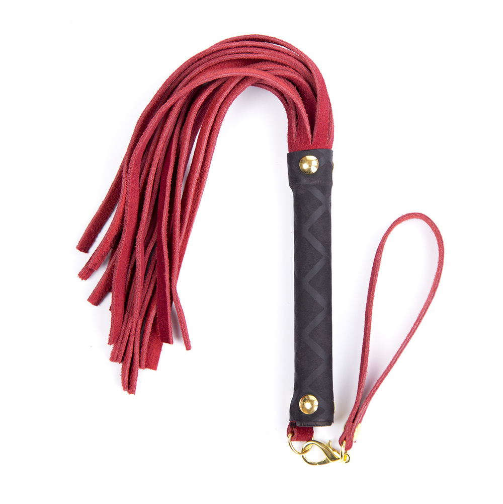 (image for) Golden Hook Faux Leather Whip