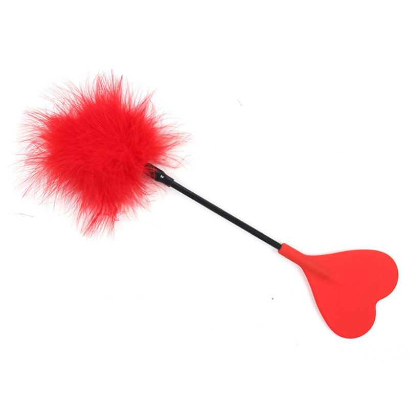(image for) Silicone Heart Handle Tickler