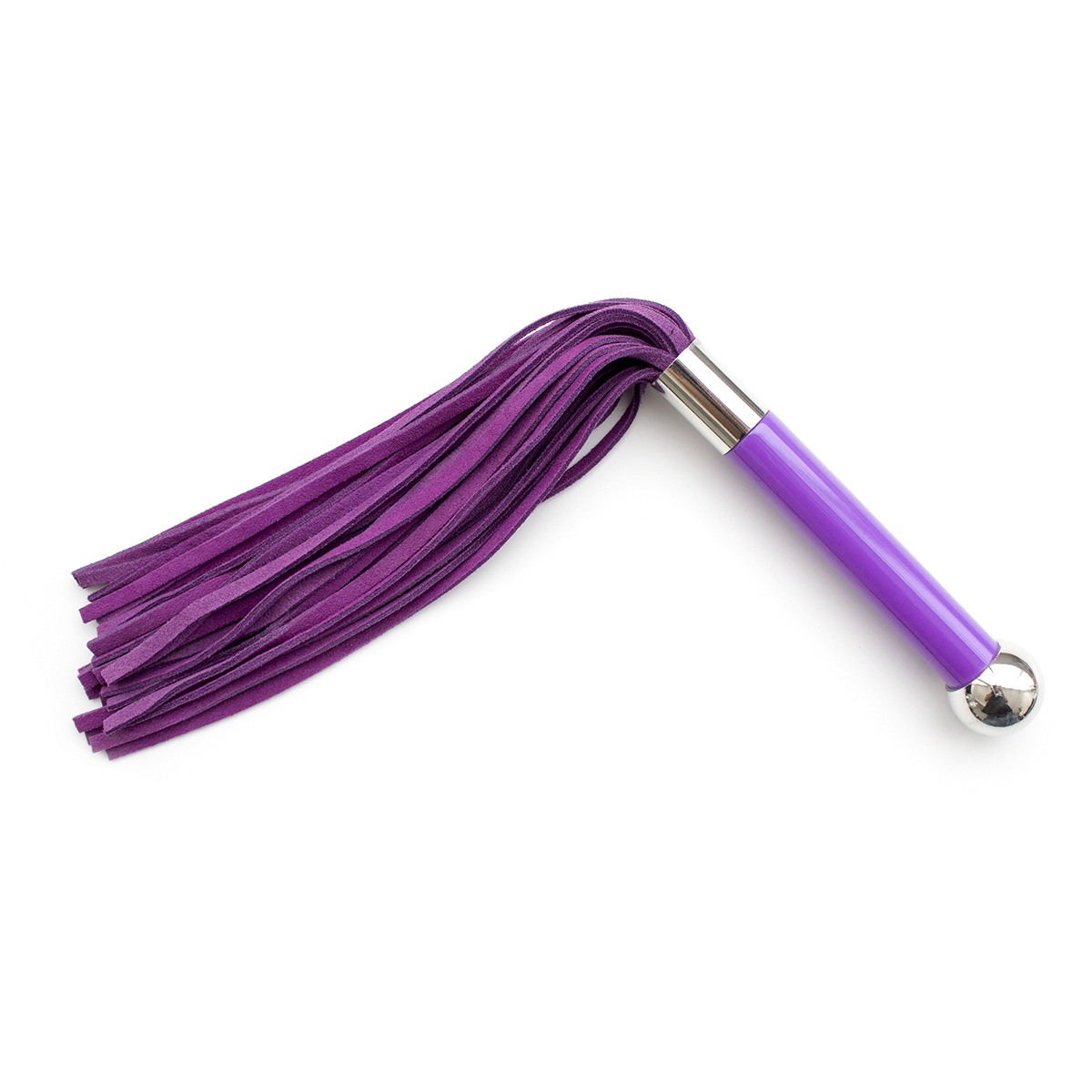 Metal Handle With Faux Leather Whip