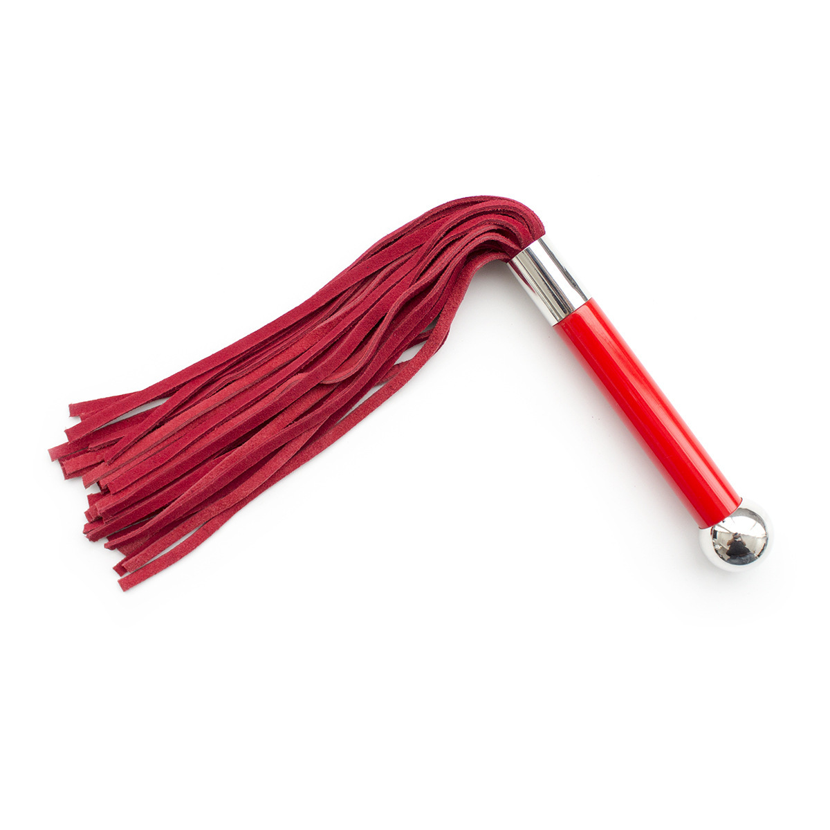 (image for) Metal Handle With Faux Leather Whip
