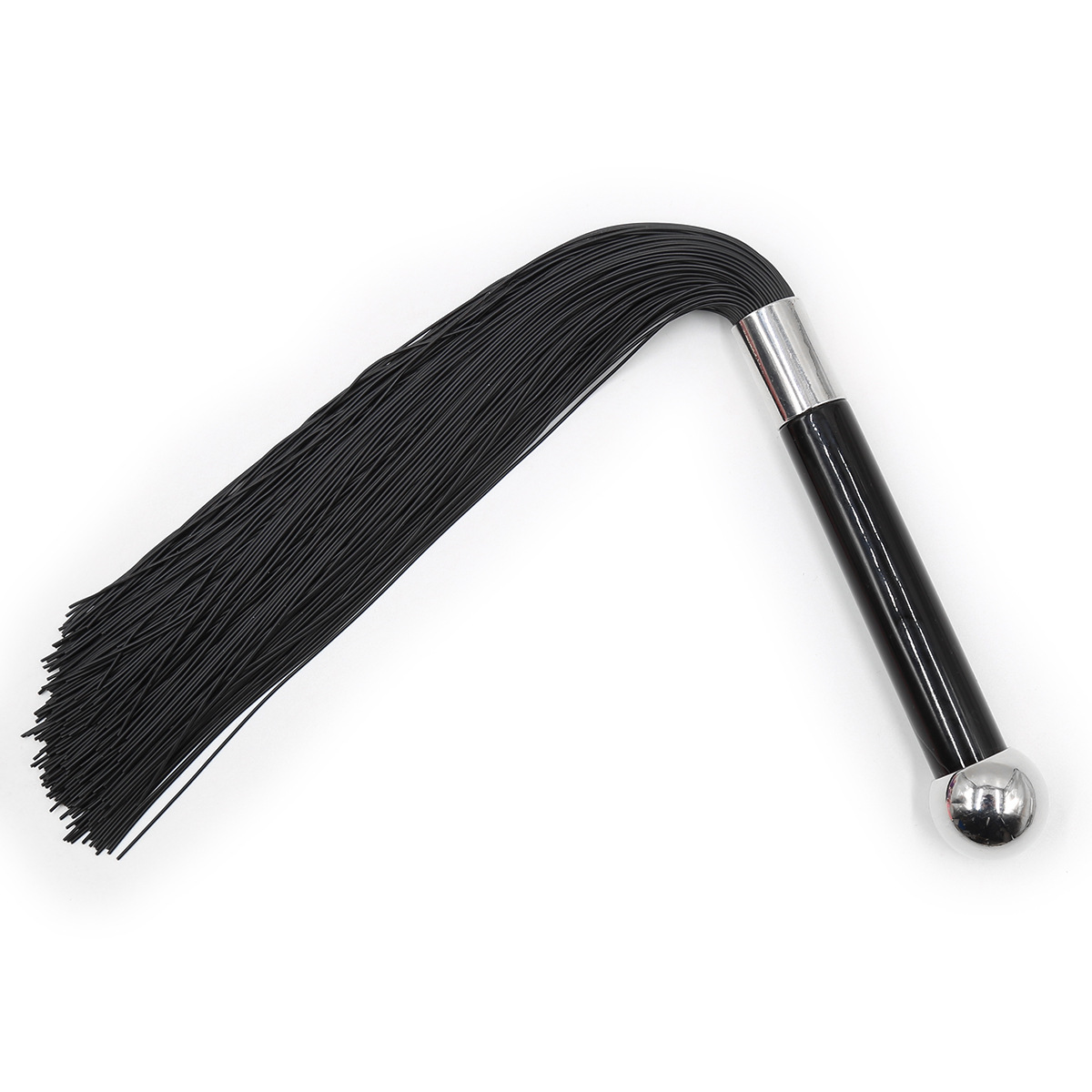 (image for) Metal Handle With Silicone Tassel Whip