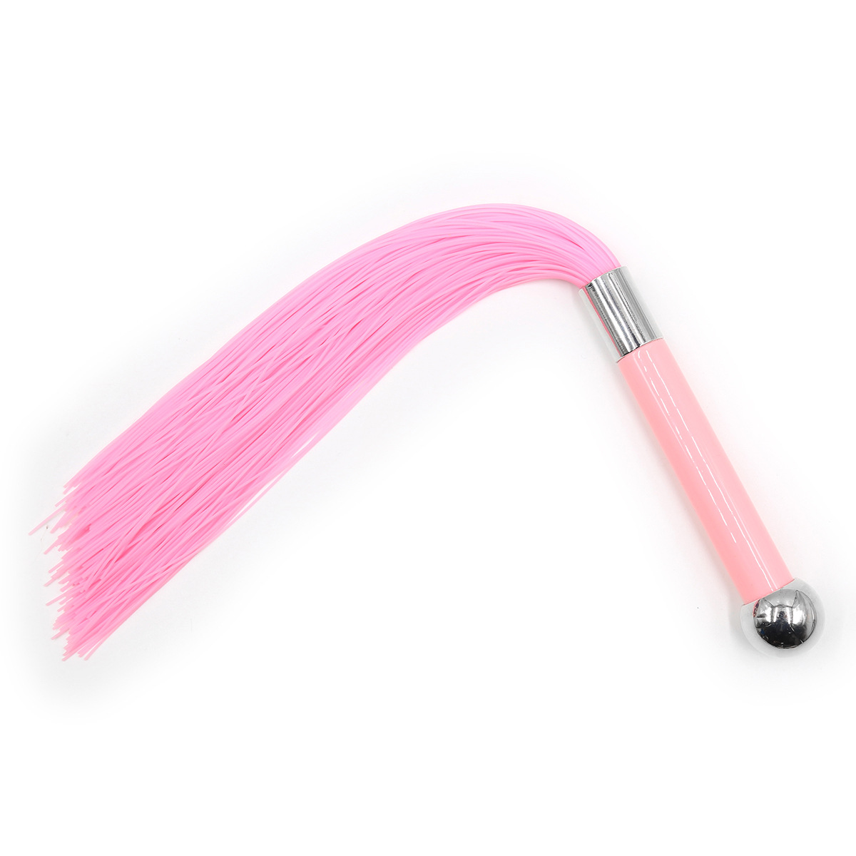 (image for) Metal Handle With Silicone Tassel Whip